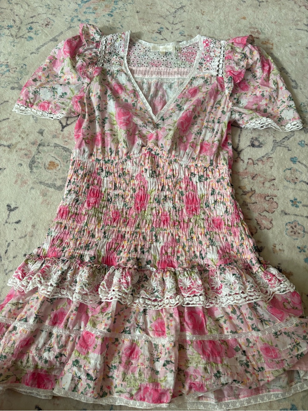 LoveShackFancy mini dress. Women’s size small. So pretty!